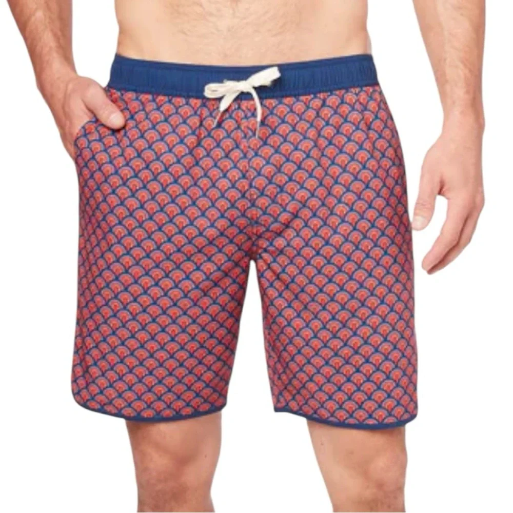 Fair Harbor The Anchor Men’s Swimsuits with BreezeKnit Liner Swim Trunks Sz XXXL